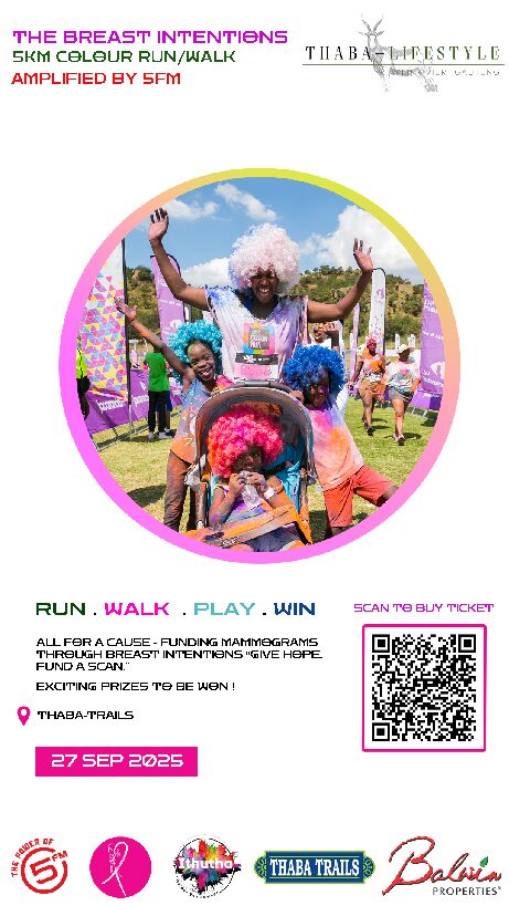 The Breast Intentions 5km Colour Run/Walk